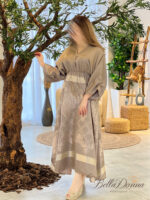 ⁦فستان باللون الفضي تركي⁩ - الصورة ⁦3⁩