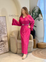 فستان فوشيا انيق